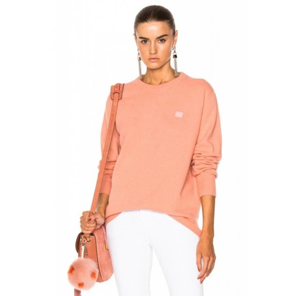 Acne Studios Tops - Acne Studios Nalon face crewneck pullover sweater NWT
